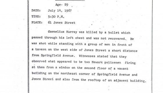 Cornelius Murray- Grand Jury Report