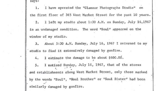 thumbnail of Deposition of Louis S. Allen on Damage to Black Businesses