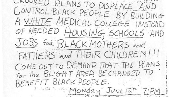 thumbnail of Flyer to Attend Blight Hearings- June 12, 1967