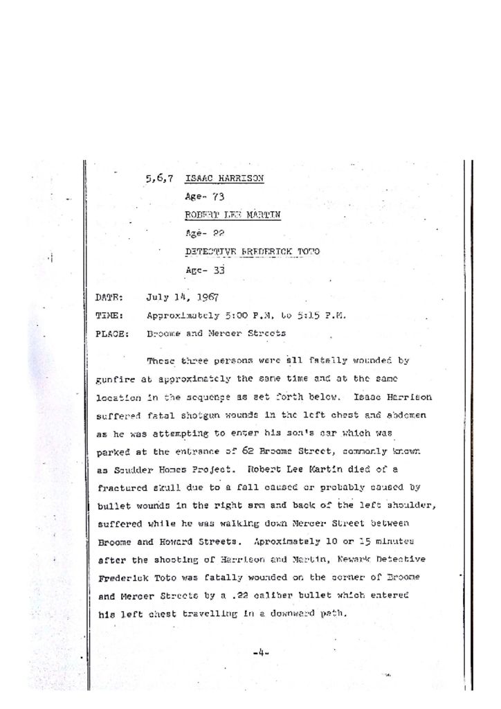 Grand Jury Report on Frederick Toto