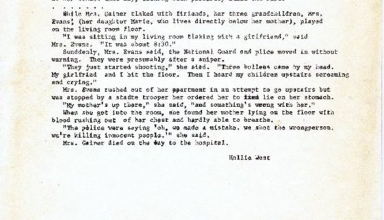 Hollie West Statement on Hattie Gainer- Washington Post thumbnail of Hollie West Statement on Hattie Gainer- Washington Post