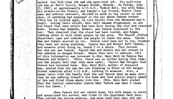 thumbnail of LSP Witness Statement of Mary Bell on Tedock Bell