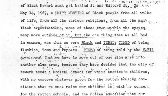 thumbnail of May 14, 1967 Flyer- Black Unity Meeting