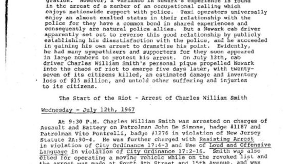 thumbnail of NPD Chronological Summary of Newark Riots (Excerpt on John Smith)-ilovepdf-compressed