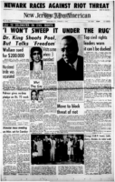 Newark Races Against Riot Threat (NJ Afro American Front Page Aug 1,1964)