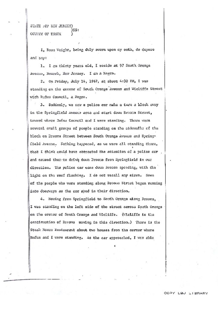 Deposition of Rose Wright