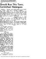 Should Run This Town, Carmichael Harangues (NY Amsterdam News, Sept 10, 1966)