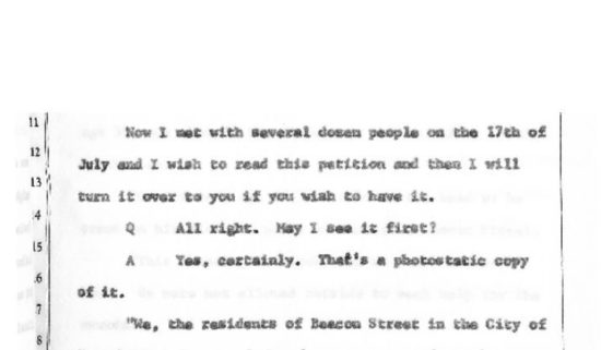 thumbnail of Witness Testimony of Albert Black- Nov 20, 1967 (Excerpt on Community Petition)
