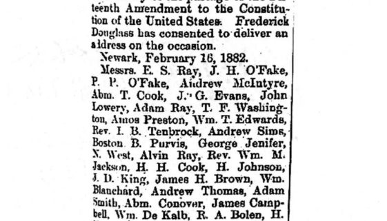 thumbnail of 15th Amendment Celebration in Newark- Feb 16, 1882