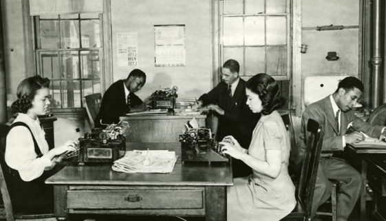 African American Newspaper Office (Photo- Nathaniel Rubel)