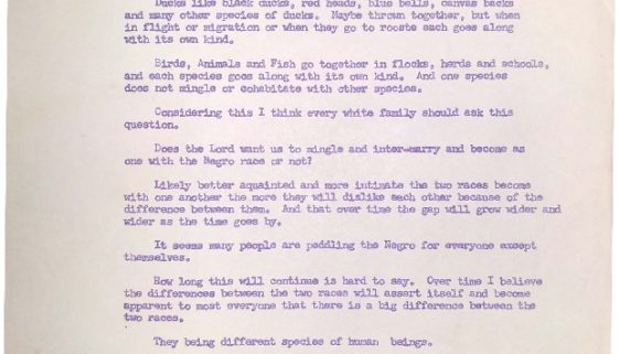 thumbnail of Anonymous Letter- In Favor of Racial Segregation copy