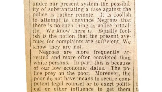 thumbnail of Bernard Moore Letter to Editor- For Review Board (Newark Evening News March 27, 1963)