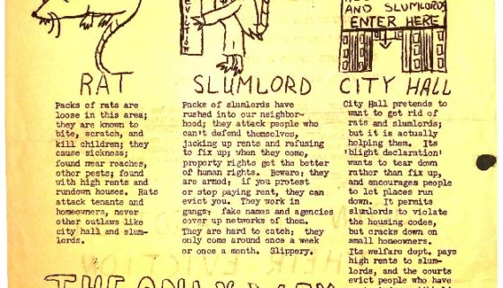 thumbnail of Flyer- Rats, Roaches, and Ridiculous Rents (NCUP, CHNC 1964)