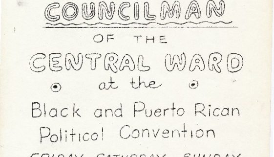 thumbnail of Flyer- Support Dennis A Westbrooks for Central Ward Councilman