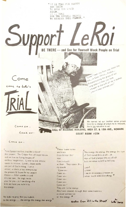 Support LeRoi Jones Flyer