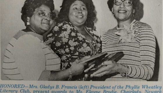 Gladys Francis, Elaine Brodie, and Erline Holmes (1974)