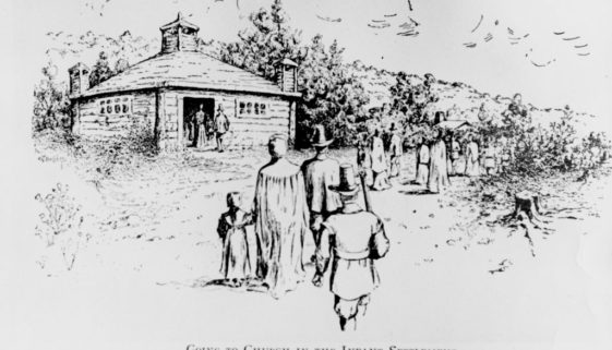 Going to Church in the Infant Settlement