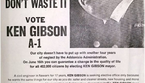 thumbnail of Ken Gibson Campaign Flyer (1970)