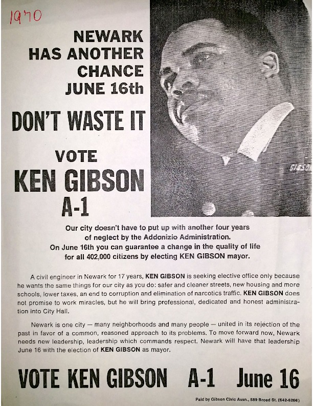 Ken Gibson Campaign Flyer
