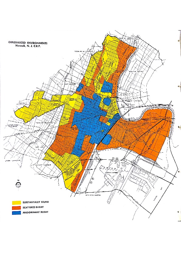 Map Of Housing Conditions City Of Newark Community Renewal Program Pdf 