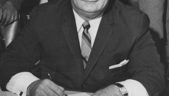 Mayor Addonizio at Desk, 1963