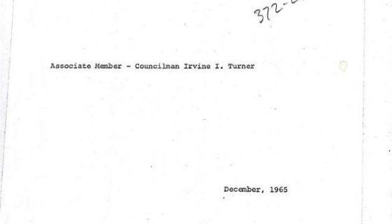 thumbnail of Minority Report of Councilman Irvine Turner, Member of the Council Committee to Study the Anti-Poverty Program for the City of Newark, NJ- Dec 1965-ilovepdf-compressed