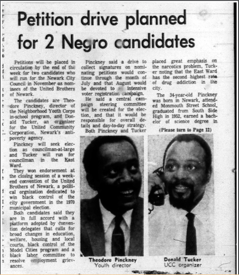 Petition Drive Planned For 2 Negro Candidates