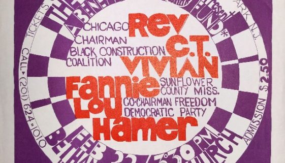 thumbnail of Poster- Benefit for the Newark Fund with CT Vivian and Fannie Lou Hamer (Feb 22, 1970)