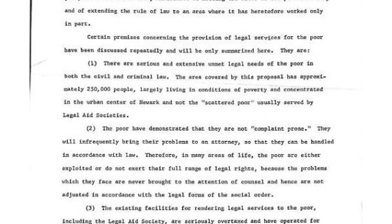 thumbnail of Proposal for The Newark Legal Services Project, 1966-ilovepdf-compressed