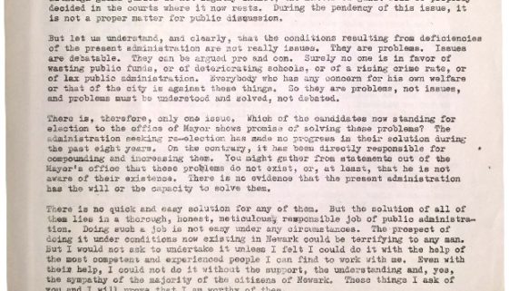 thumbnail of Statement by Ken Gibson at Business Men’s Breakfast (June 11, 1970)