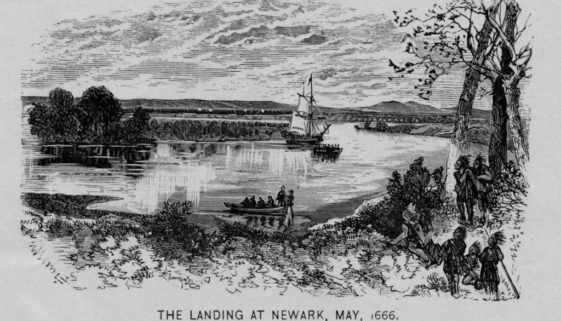 The Landing at Newark, May, 1666