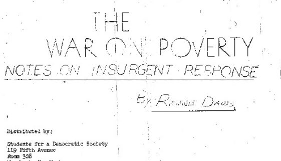 thumbnail of The War on Poverty- Notes on Insurgent Response, by Rennie Davis-ilovepdf-compressed