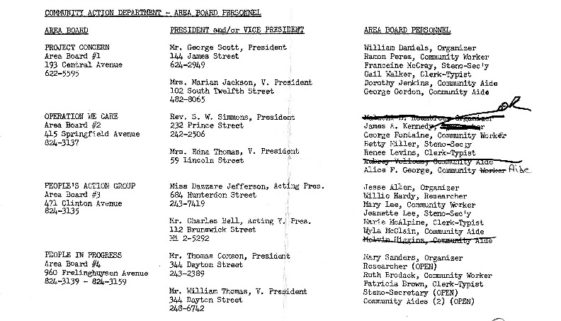 thumbnail of UCC Community Action Dept- Area Board Personnel (June 29, 1967)
