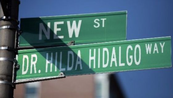 Dr. Hilda Hidalgo Way Sign