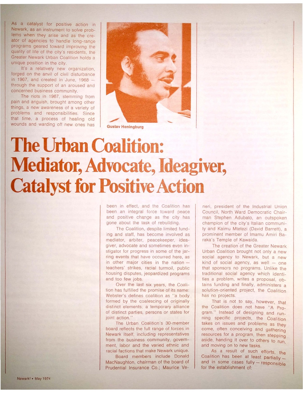 The Urban Coalition (1974)