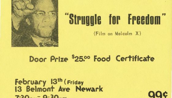 thumbnail of Flyer for Malcolm X Film Discussion at Hekalu (1976)