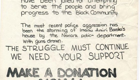 thumbnail of Flyer to Support Kawaida Bail Fund (1974)