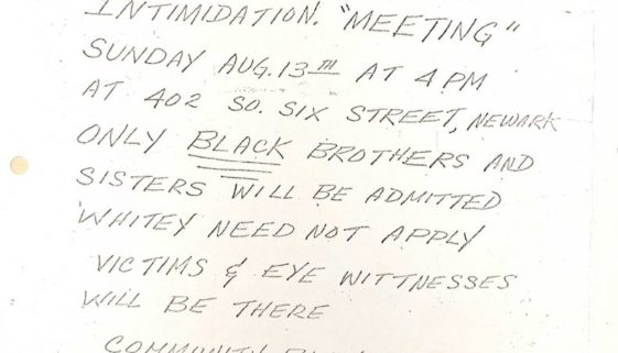 thumbnail of United AfroAmerican Association Flyer- Aug 13 Meeting on Police Brutality (C-54)