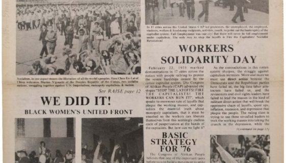 thumbnail of Unity and Struggle (March 1975)