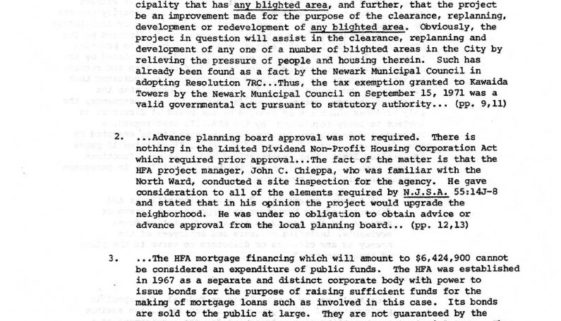 Extracts from Court Decision in Cervase and Imperiale v Kawaida Towers, Inc (July 10, 1973) thumbnail of Extracts from Court Decision in Cervase and Imperiale v Kawaida Towers, Inc (July 10, 1973)