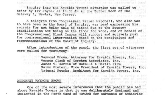 thumbnail of National Black Assembly Kawaida Towers Inquiry (April 16, 1973)