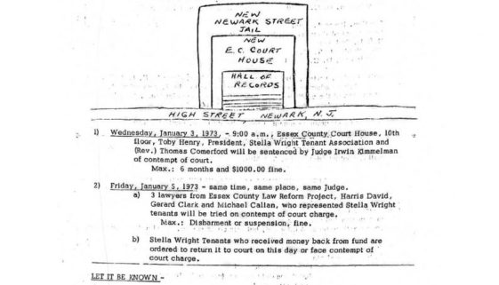thumbnail of Operation Understanding Newsletter on Stella Wright Rent Strike (Dec 26, 1972)