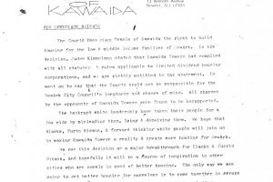 Temple of Kawaida Press Release (1972)
