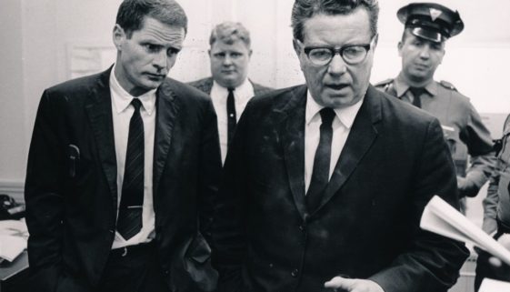 Governor Hughes Speaks to Reporter During 1967 Newark Rebellion