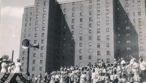 Hayes Homes Dedication Ceremony, 1954-min Hayes Homes Dedication Ceremony, 1954-min