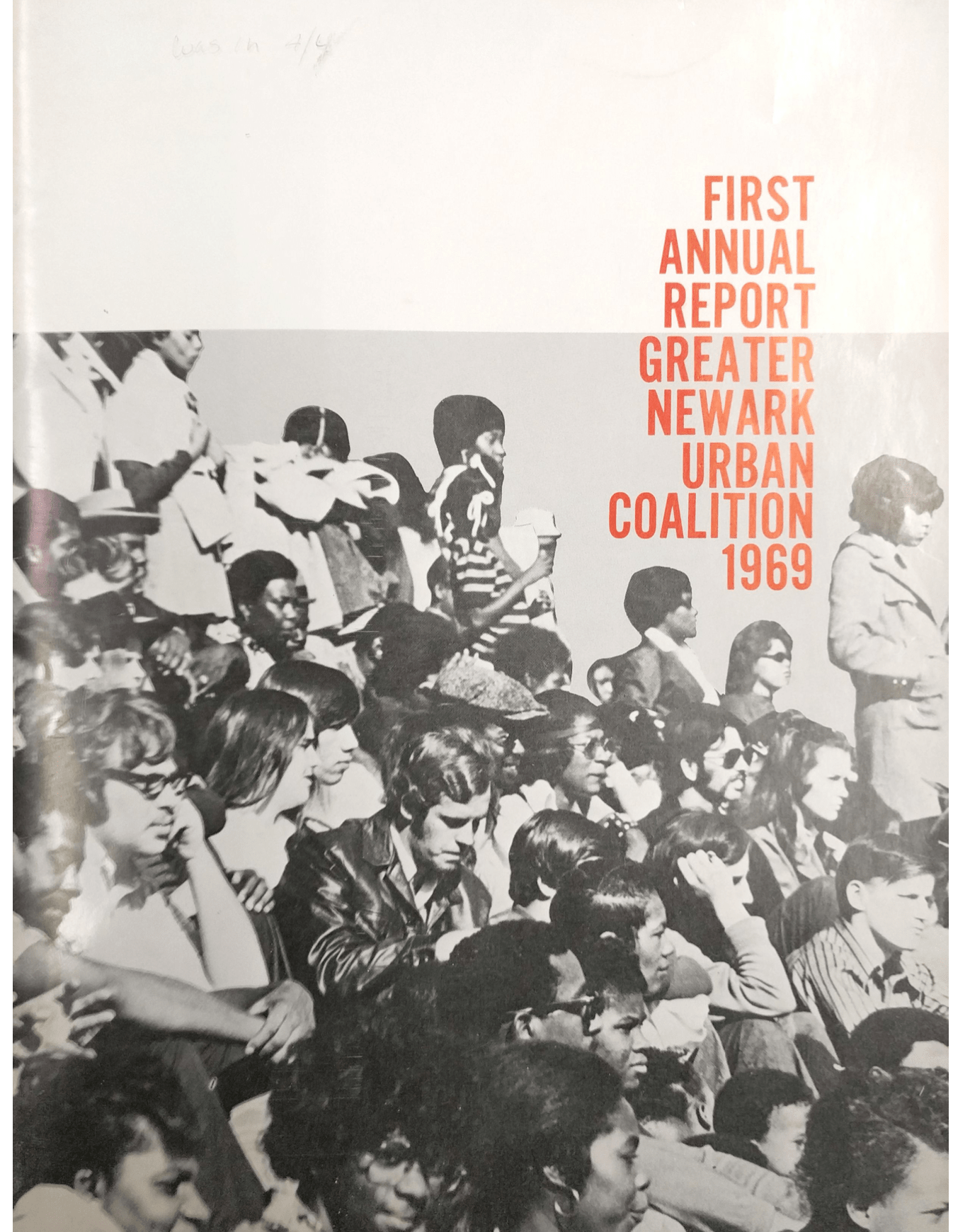 Greater Newark Urban Coalition Annual Report (1969)