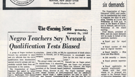 Organization of Negro Educators Leaflet (1968)-min